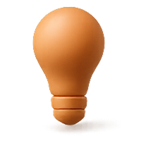 Lightbulb icon representing innovation